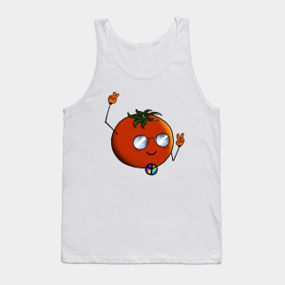 Hippie Tomato with Sunglasses Tank Top